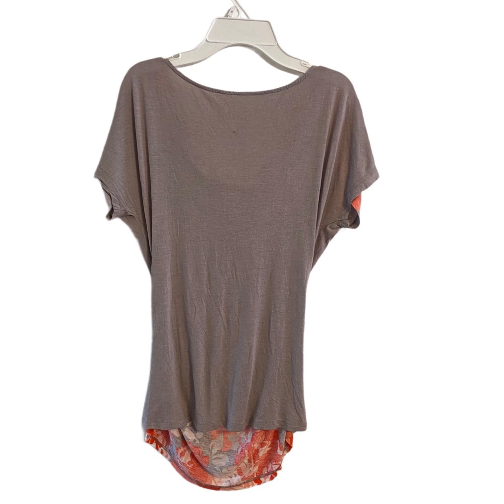 INC International Concepts Gray Floral With Sequins Size M - Picture 2 of 4